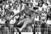 Sabine BUSCH - World 400m hurdles Champion in 1987. World record 1985 ...