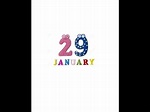 29 enero: Sucesos, nacimientos, defunciones y celebraciones. - YouTube