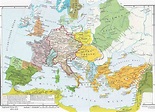 Europe in the Middle Ages 900-1000 - Full size | Gifex
