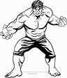Dibujos de Hulk para colorear Muy Divertidos - Frikinerd