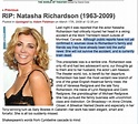 Family, Friends & Fans Mourning Natasha Richardson’s Death – First ...