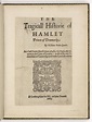 Hamlet, first edition | Shakespeare Documented