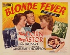 Blonde Fever (1944) starring Philip Dorn, Mary Astor, Felix Bressart ...