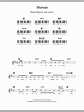 Woman Sheet Music | John Lennon | Piano Chords/Lyrics