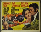 THE GREAT SINNER 1949 ORIGINAL 22X28 "A" MOVIE POSTER GREGORY PECK AVA ...