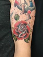 traditional roses by Pineapple : Tattoos