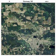 Aerial Photography Map of Norway, MI Michigan