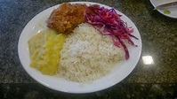 RECETAS DE COCINA ECUATORIANA: Puré de papa col morada y arroz blanco.