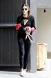 NINA DOBREV Wearing Mask Outside Vet’s Office in Los Angeles 03/31/2020 ...