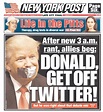 New York Post cover today : r/ImagesOfNewYork