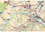 Large Paris Maps for Free Download and Print | High-Resolution and ...