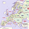 4 Free Labeled Map of Europe Rivers In PDF (2022)