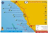 Mapa Playas de Lima Sur 2 - Asia Cerro Azul