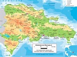 Mapa Físico de la República Dominicana - Blog didáctico