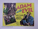 Adam and Evil (1927) movie poster