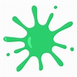 Fleck grüne Fleckfarbe flach - Transparenter PNG und SVG-Vektor