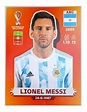 Figurita de Messi Original Panini Qatar Mundial 2022 10 | Mebuscar ...