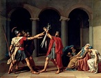 Oath Of The Horatii, Painted By Jacques-Louis David (1748–1825) - The ...