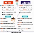 WHO vs WHOM: Useful Usage and Example Sentences - ESL Forums