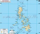 Philippines Latitude and Longitude Map | Map coordinates, Philippine ...