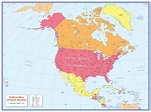 Children's Political Map of North America | Shop Mapworld