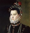 Sofonisba Anguissola. Portrait of Queen Isabel de Valois. Detail.