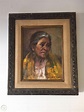 Albert Ruben Portrait Of Indian Old Woman Oil On Canvas Art Painting ...