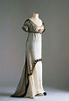 Evening gown called "Josephine" by Paul Poiret. Ivory satin with a ...