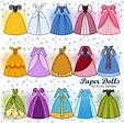 Vestidos De Princesas Para Imprimir Princesas Disney | chegos.pl