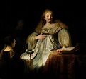 "Artemisa o Judit en el banquete de Holofernes" (1634), de Rembrandt ...