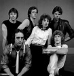 Portrait of the band Quarterflash, clockwise from lower left, Rick Di ...