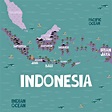 Indonesia Map of Major Sights and Attractions - OrangeSmile.com