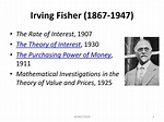 PPT - Irving Fisher PowerPoint Presentation, free download - ID:255848