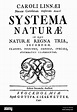 Title Page, Systema Naturae, Carl Linnaeus Stock Photo - Alamy