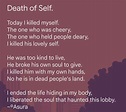 Death of Self. By Asura : r/Poem
