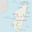 Madagascar ilha mapa - Mapa de Madagáscar e as ilhas vizinhas (Leste da ...