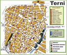 Terni tourist map - Ontheworldmap.com