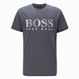 Hugo Boss Miesten T-paita, UV-Protection Tummanharmaa - Kekäle