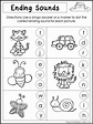 Beginning And Ending Sounds Worksheets For Kindergarten – Martin Lindelof