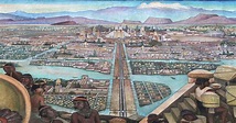 Tenochtitlan, capital of the Aztec Empire and what became Mexico City ...