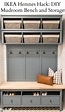 IKEA Hemnes Hack: DIY Mudroom Bench and Storage - House by Hoff