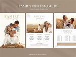 Family Photography Pricing List Template Pricing Sheet Price | Etsy