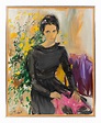 Elaine de Kooning | Portrait of a Woman (Nancy Ellison) (1960) | MutualArt