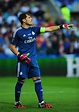 Real Madrid player Iker Casillas in action during the UEFA Super Cup ...