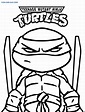 Dibujos de Tortugas Ninja para colorear - para imprimir gratis