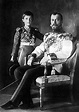 Zar Nicolás II de Rusia y zarévich Alexéi Nikoláyevich Zar Nikolaus Ii ...