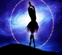 Midnight Dance, fantasy, blue dreams, fantasyarts, night, dancer, light ...
