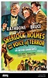 Poster for 'Sherlock Holmes and the Voice of Terror' 1942 film Stock ...