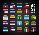 Países da américa latina | Vetor Premium
