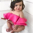 2018 New Cute and Little sexy Infant Baby Girls Sleeveless Off Shoulder ...